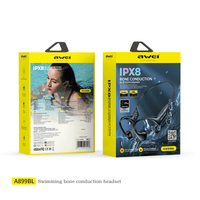 Awei A899BL Open Ear Earphone (IPX8 Swimming Waterproof,Bone-Conduction) thumbnail