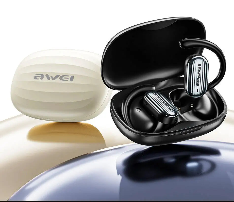 AWEI T95 Earbuds (Open-Ear Hooks,Sports,Stable fit)