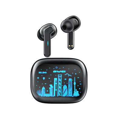 AWEI T53ANC Ai Earbuds (Ai Smart Translation,Active noise reduction,RGB Ambient Lighting)